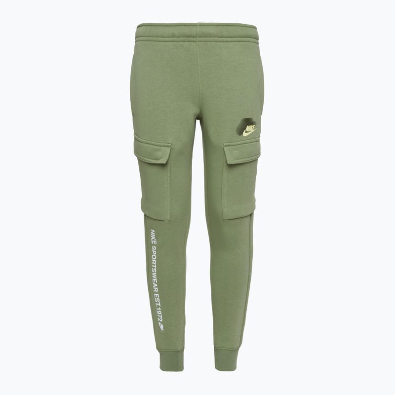 Detské nohavice Nike Sportswear Standard Issue Cargo oil green