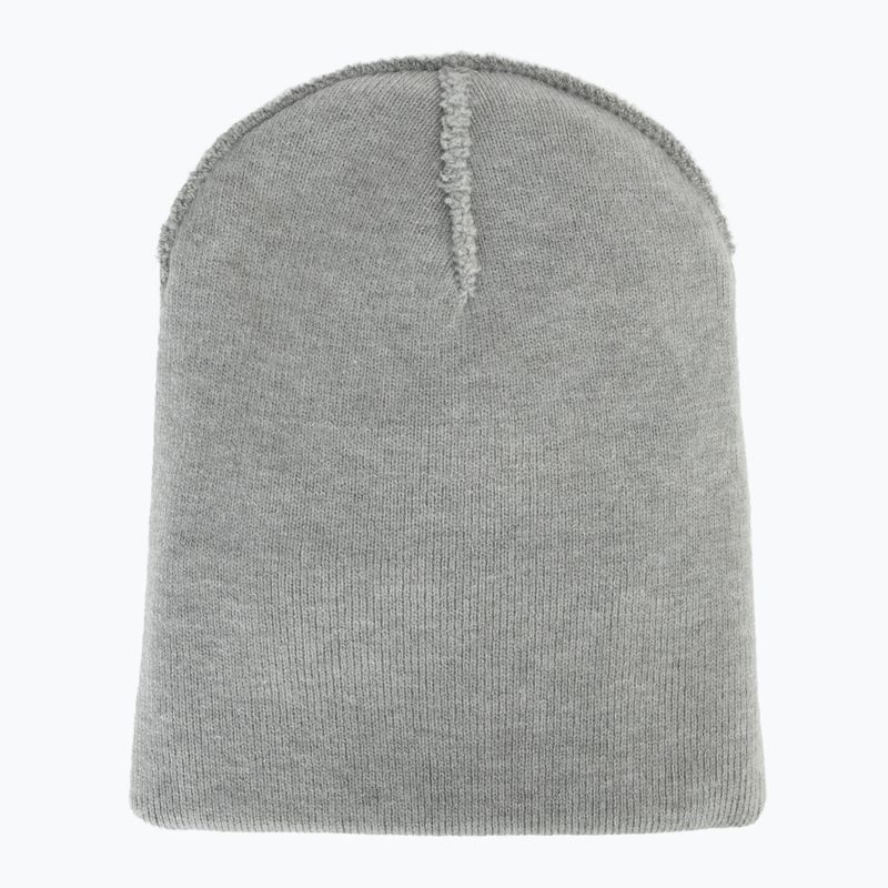 Zimná čiapka Nike Peak Swoosh Beanie dark grey heather/white 4