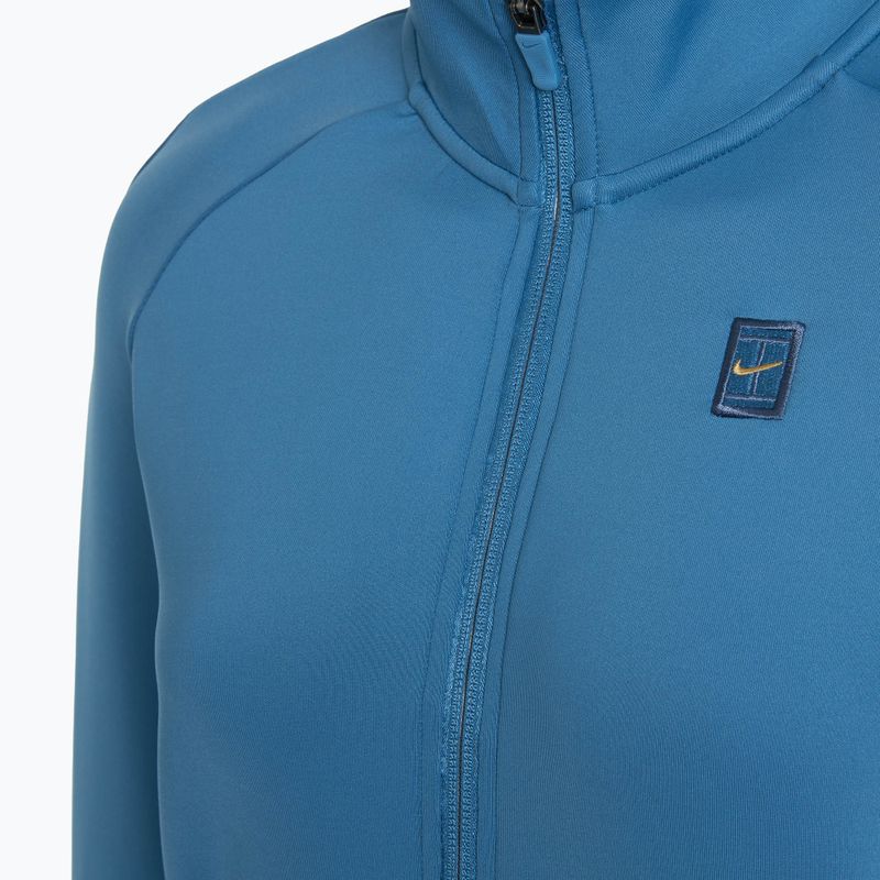 Dámska tenisová mikina Nike Court Dri-Fit Heritage FZ aegean storm/aegean storm 3