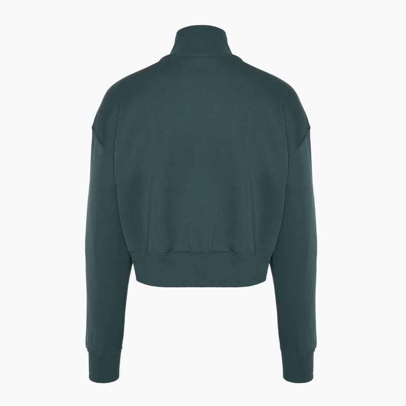 Dámska mikina Nike Sportswear Phoenix Fleece 1/2 Zip Cropped vintage green/sail 2