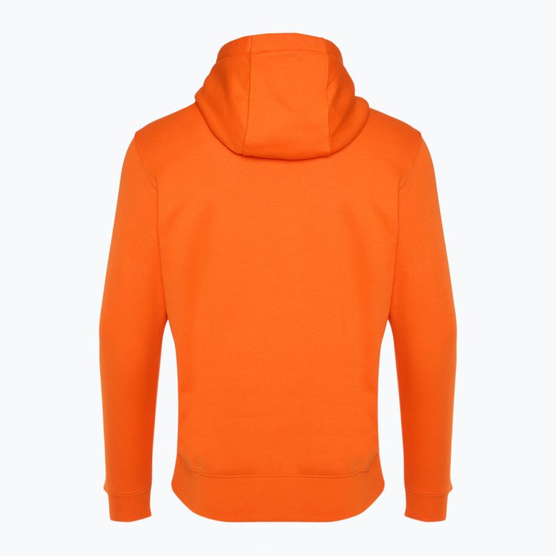 Pánska mikina Nike Sportswear Club Fleece Hoodie safety orange/ safety orange/ white 2