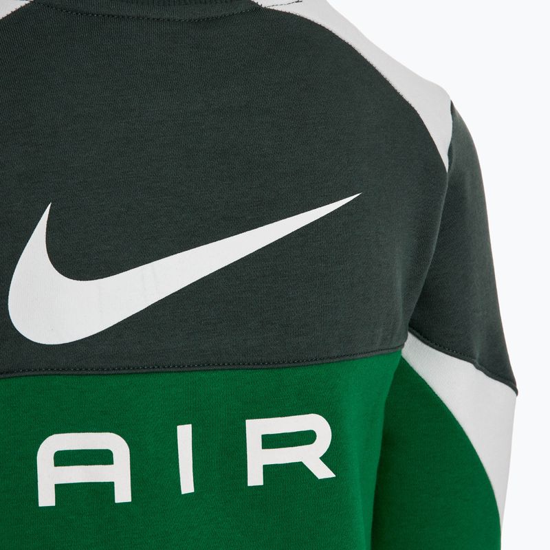 Detská mikina Nike Air Crew malachitová/vintage green/sail/sail 4