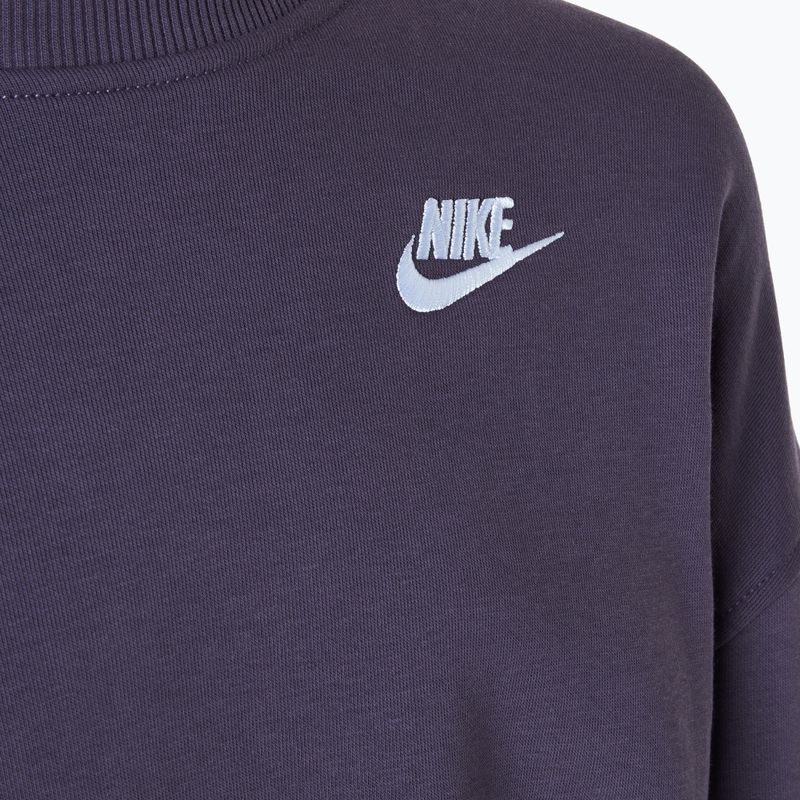 Detská mikina Nike Sportswear Club Fleece dark rozinka / white 3