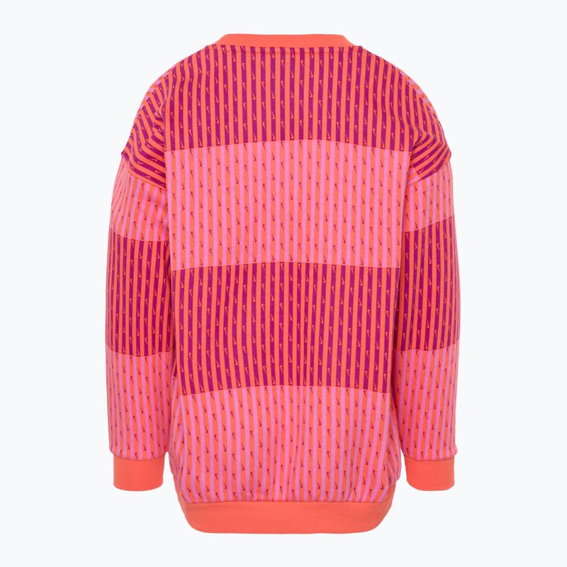 Detská mikina Nike Sportswear Club Fleece light wild mango/light wild mango/hot fuchsia 2