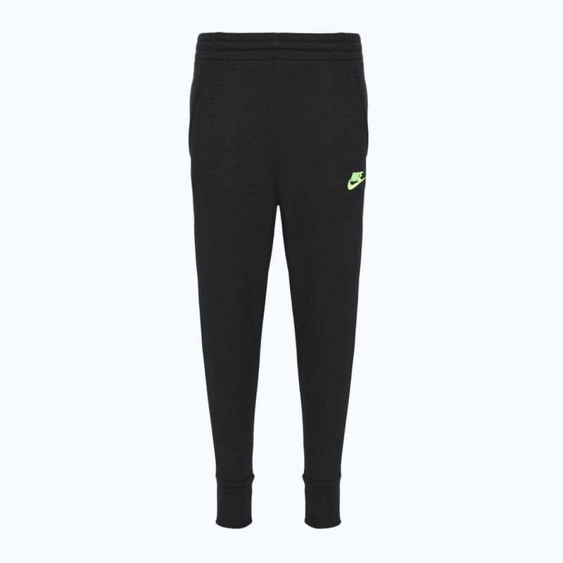 Detské nohavice Nike Sportswear Club Fleece black / volt