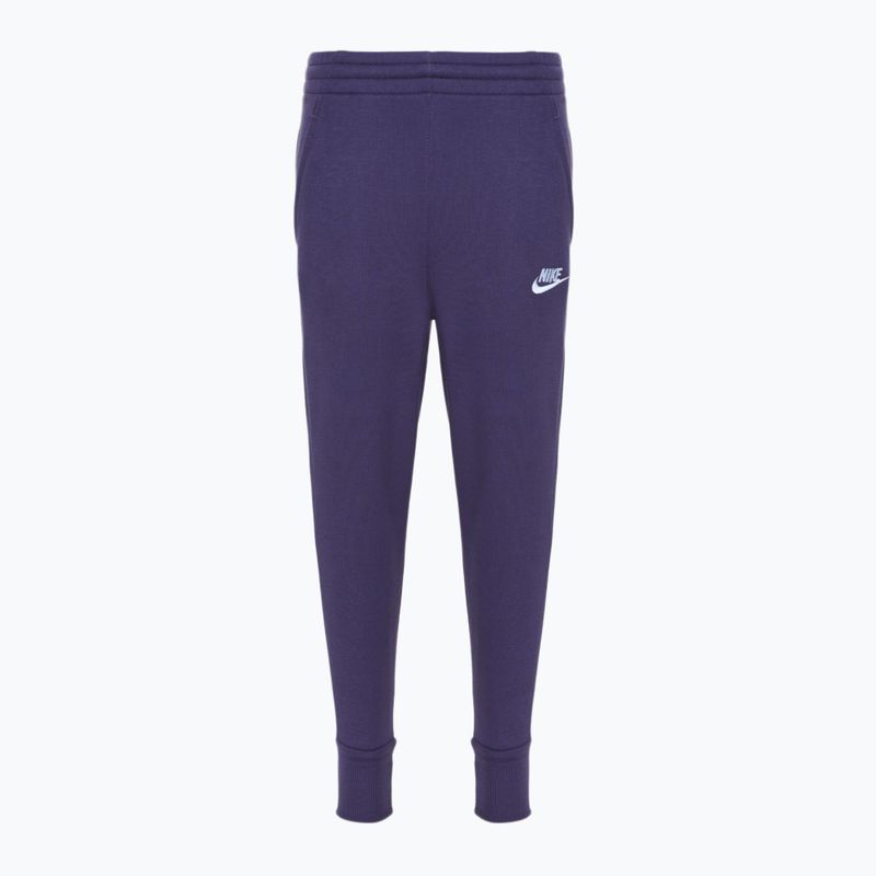 Detské nohavice Nike Sportswear Club Fleece dark rozinka / dark rozinka / white