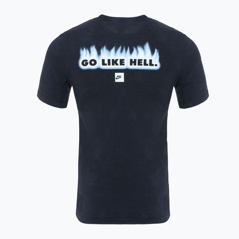 Pánske bežecké tričko Nike Dri-Fit čierne 2