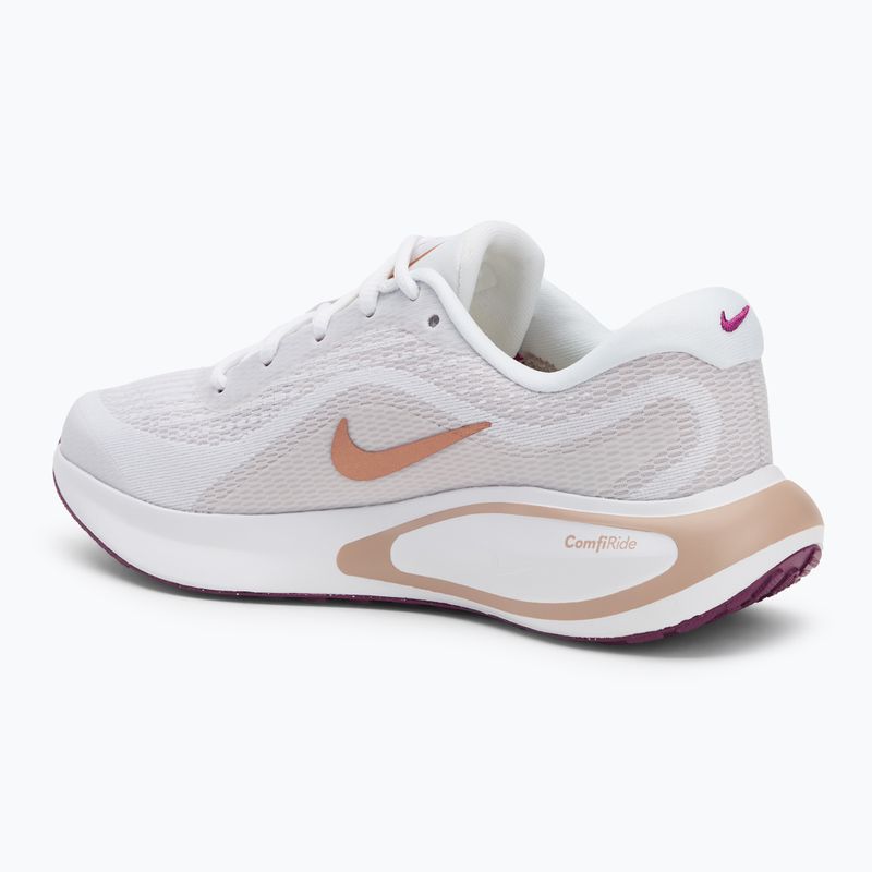 Dámska bežecká obuv Nike Journey Run white/hot fuchsia/ platinumviolet/ metallicredbronze 3