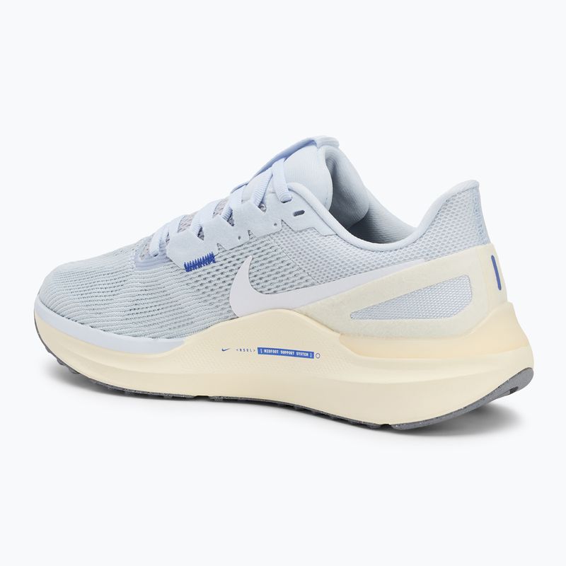 Dámske bežecké topánky Nike Structure 25 football grey/blue tint/pale ivory/white 3