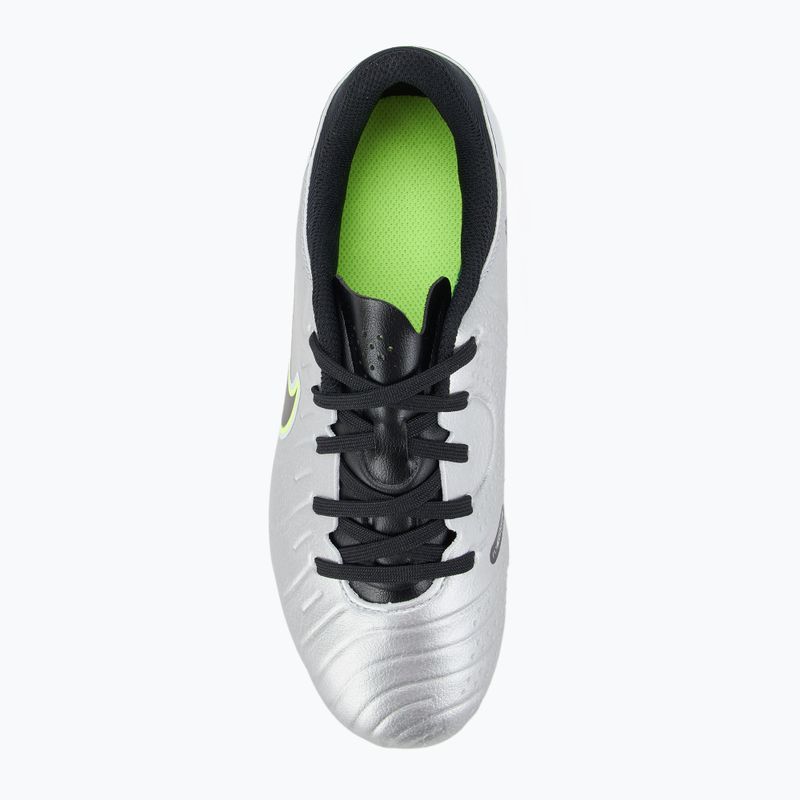 Detské kopačky Nike Tiempo Legend 10 Academy FG/MG metallic silver/volt/black 5