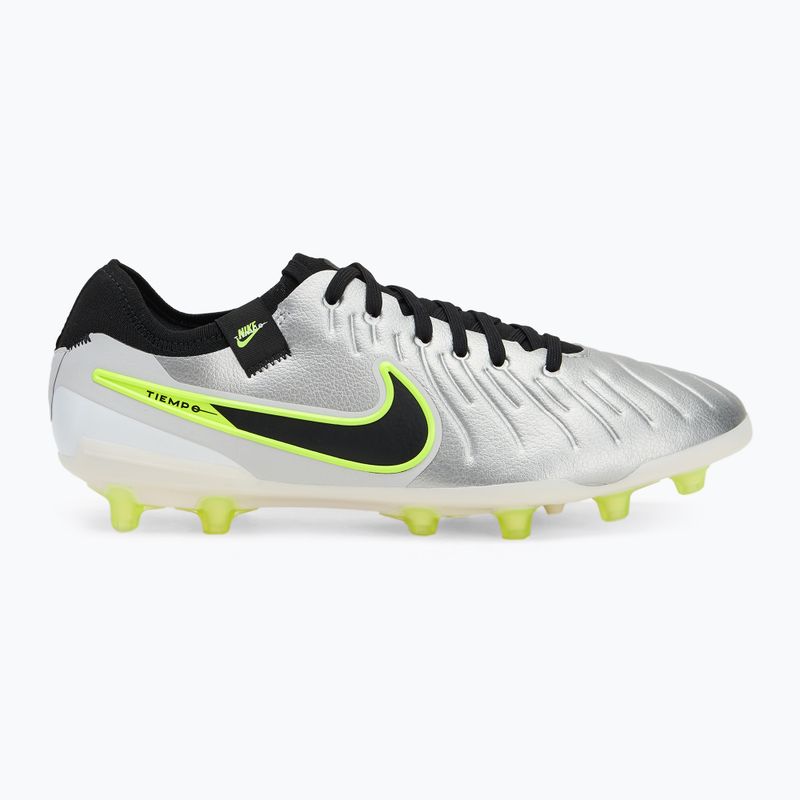 Pánske kopačky Nike Legend 10 Pro Ag-Pro metallic silver/ volt/ black 2