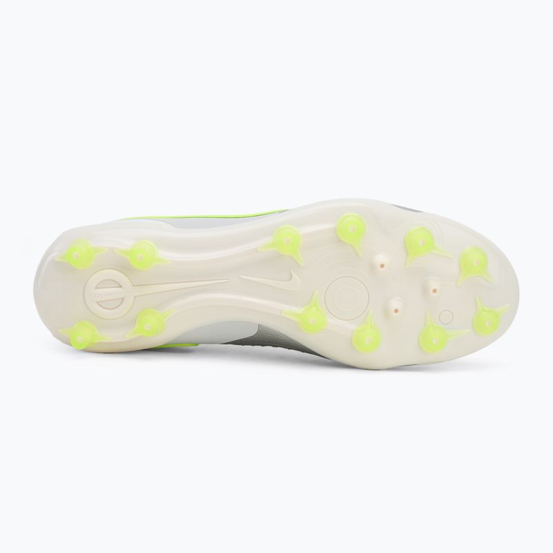 Pánske kopačky Nike Legend 10 Pro Ag-Pro metallic silver/ volt/ black 4