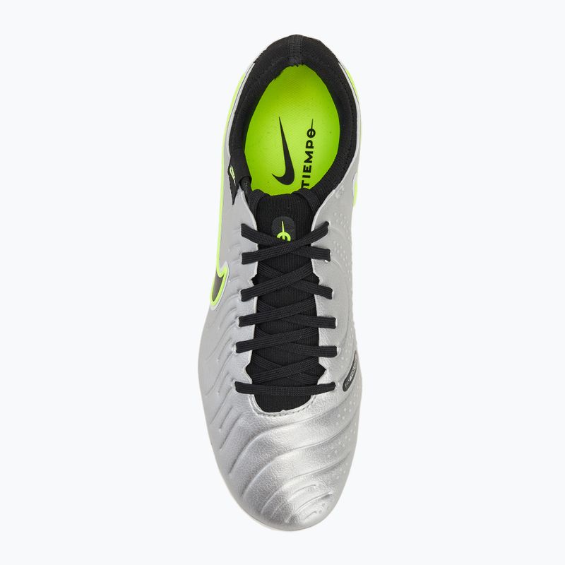 Pánske kopačky Nike Legend 10 Pro Ag-Pro metallic silver/ volt/ black 5
