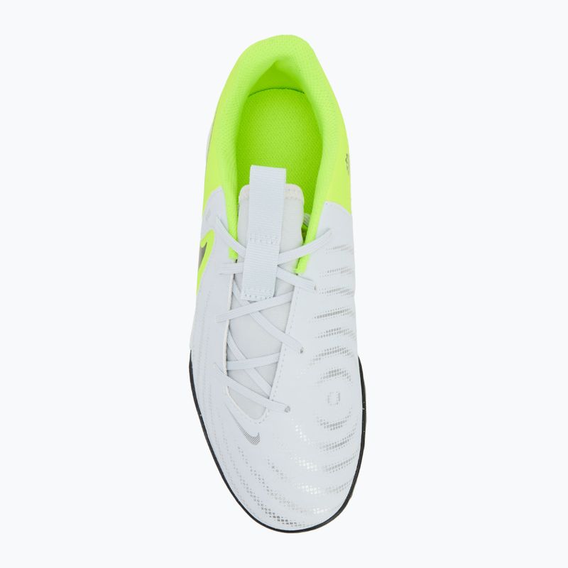 Detské kopačky Nike Phantom GX 2 Academy TF metallic silver/volt/black 5