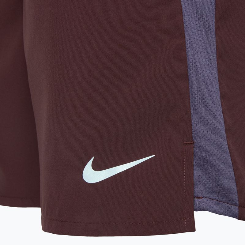 Pánske šortky Nike Dri-Fit Challenger 7" Brief-Lined burgundy crush/reflexná strieborná 3