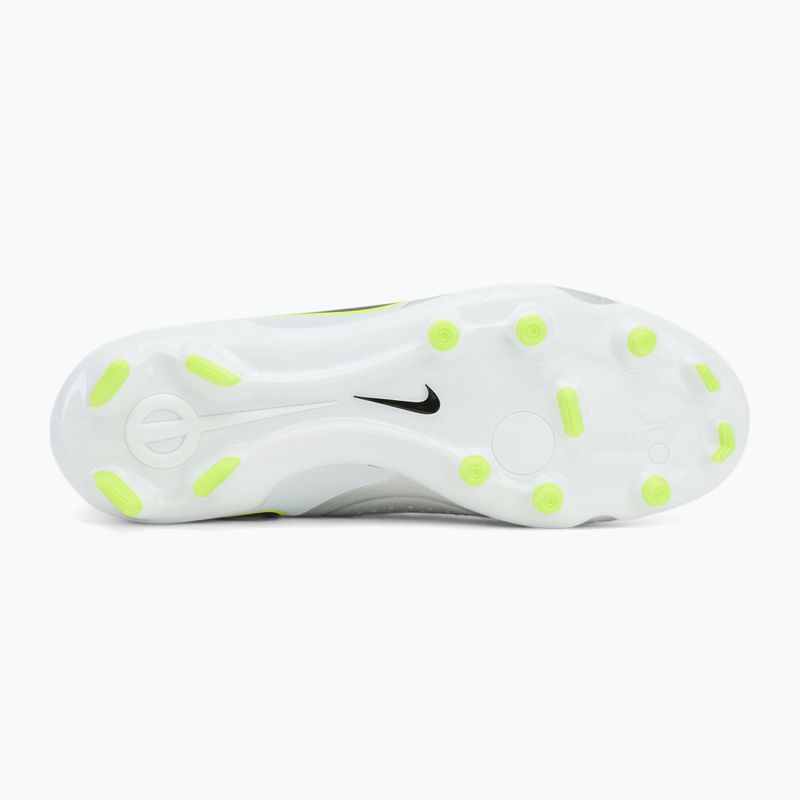 Pánske kopačky Nike Tiempo Legend 10 Academy FG/MG metallic silver/volt/black 4