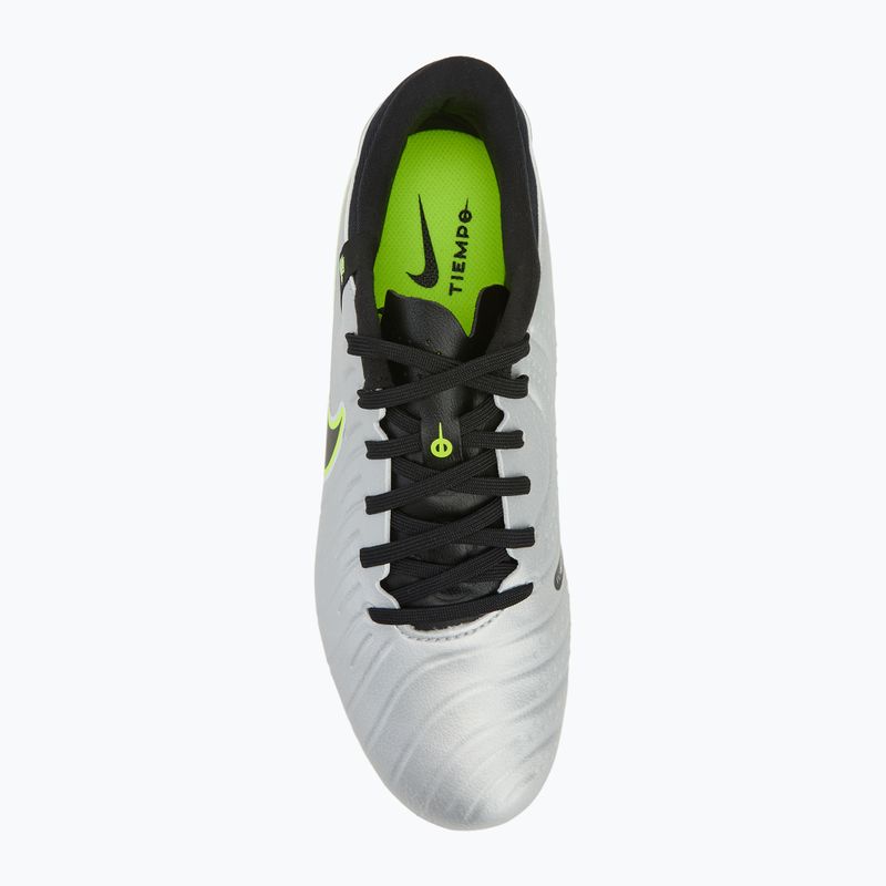 Pánske kopačky Nike Tiempo Legend 10 Academy FG/MG metallic silver/volt/black 5