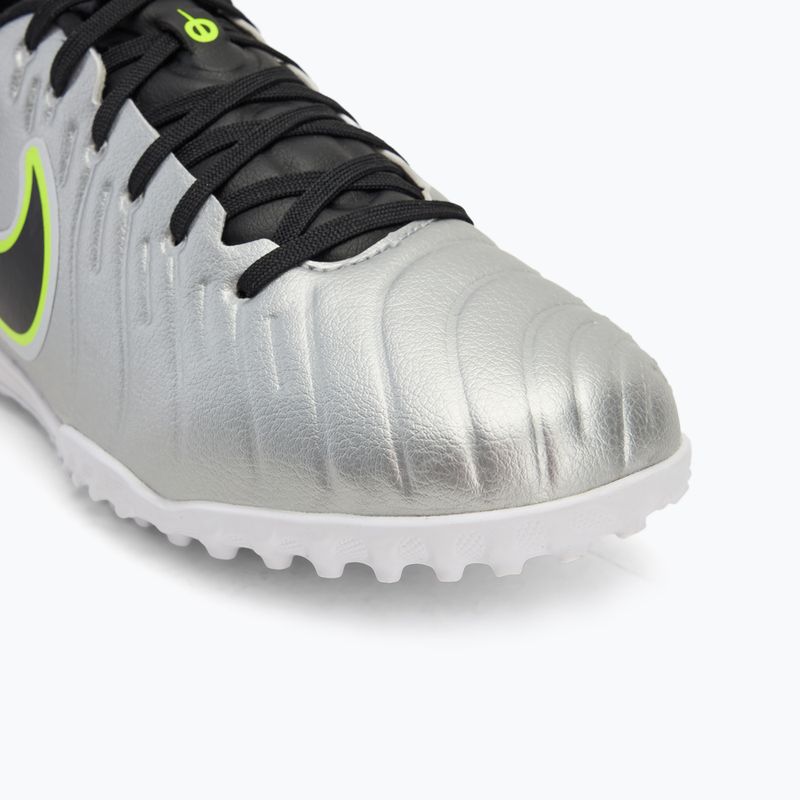 Pánske kopačky Nike Tiempo Legend 10 Academy TF metallic silver/volt/black 7