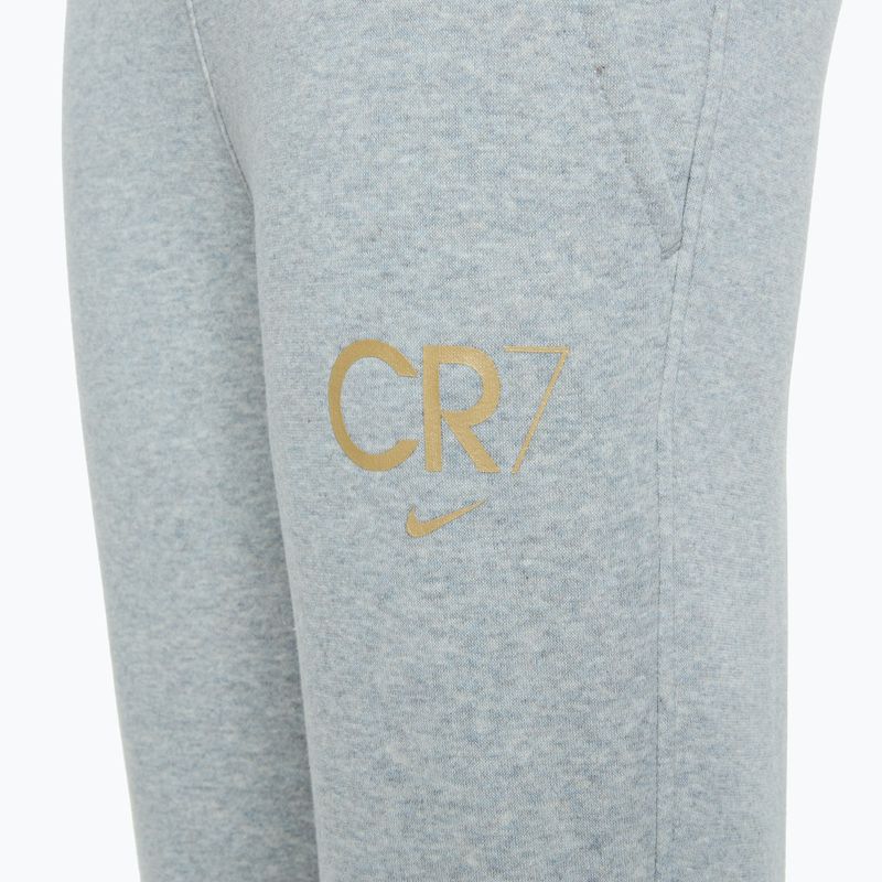 Detské nohavice Nike CR7 Club Fleece light smoke grey/heather/metallic gold 4