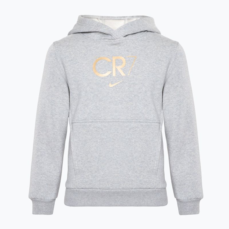 Detská mikina Nike CR7 Club Fleece light smoke grey/heather/metallic gold