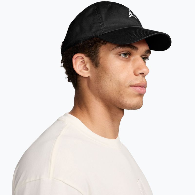 Šiltovka Jordan Club Unstructured Curved-Bill black/white 7
