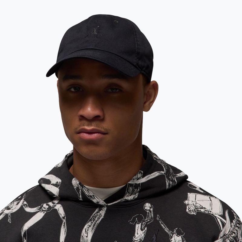 Šiltovka Jordan Club Unstructured Curved-Bill black/black 5