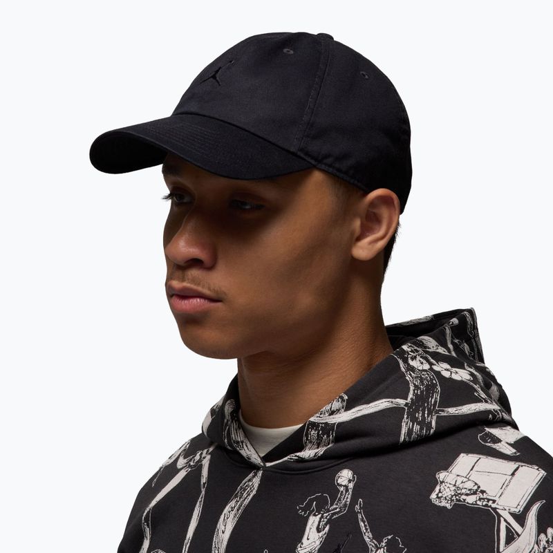 Šiltovka Jordan Club Unstructured Curved-Bill black/black 7