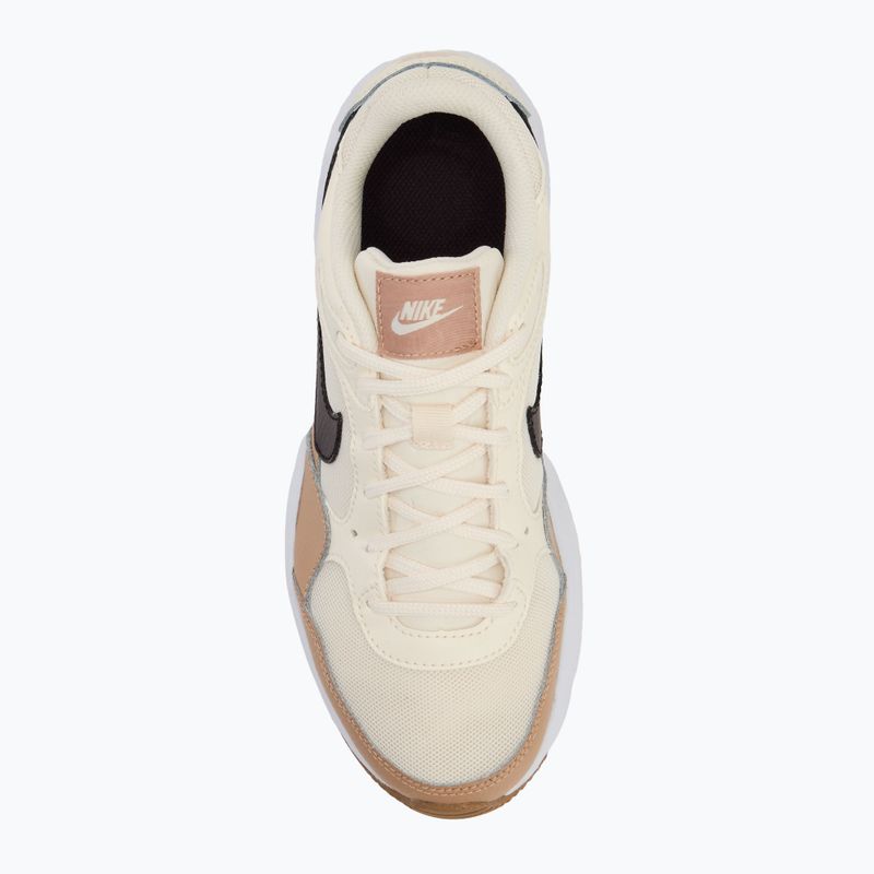 Detská obuv Nike Air Max SC bledá slonovinová/konopná/burundiová popolová 5