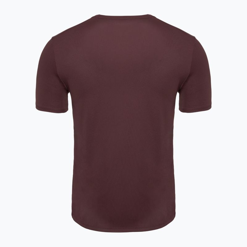 Pánske bežecké tričko Nike Miler Dri-Fit UV burgundy crush 2