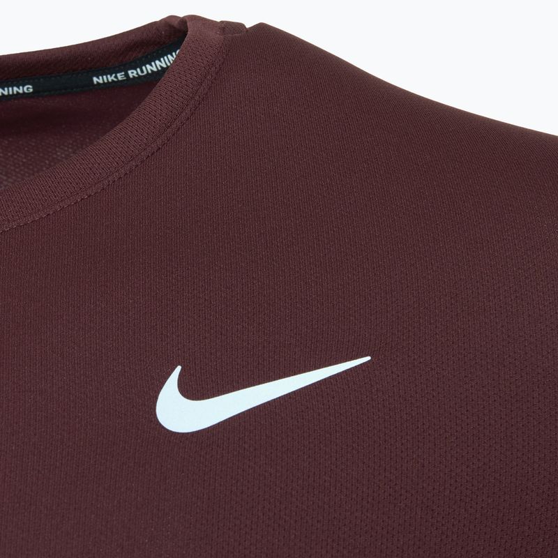Pánske bežecké tričko Nike Miler Dri-Fit UV burgundy crush 3