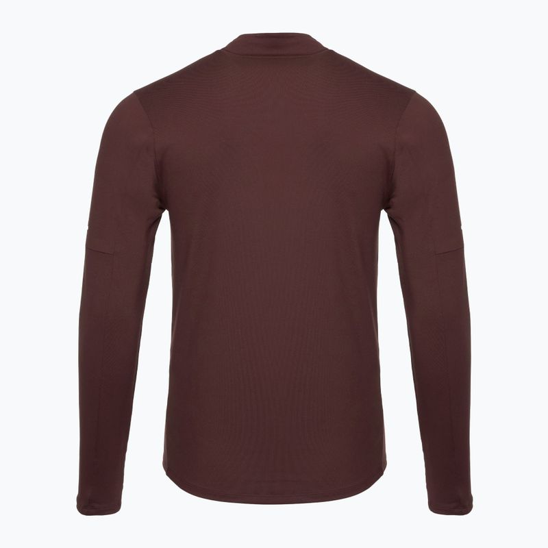 Pánske bežecké tričko s dlhým rukávom Nike Dri-FIT Element 1/2-Zip burgundy crush 2