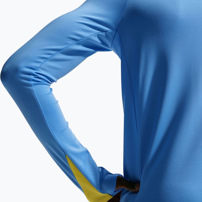 Pánsky futbalový dres longsleeve Nike FC Barcelona Strike Fourth Knit Drill Top university blue/opti yellow 5