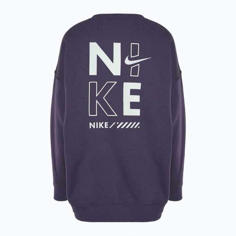 Dámska mikina Nike Sportswear Oversized Crew-Neck dark rozinka 2