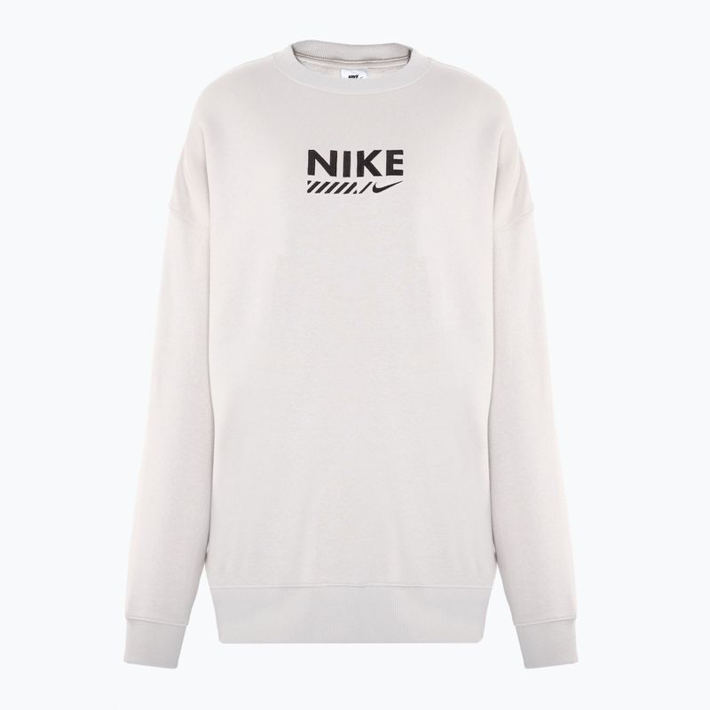 Dámska mikina Nike Sportswear Oversized Crew-Neck light iron ore