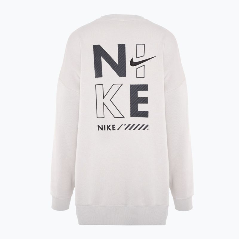 Dámska mikina Nike Sportswear Oversized Crew-Neck light iron ore 2