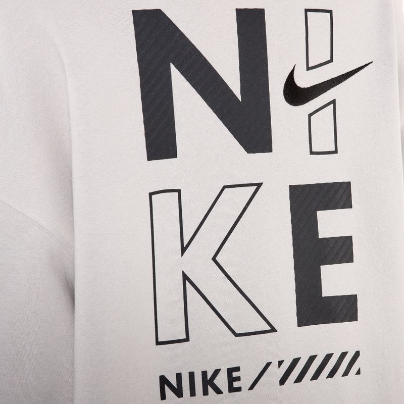 Dámska mikina Nike Sportswear Oversized Crew-Neck light iron ore 4