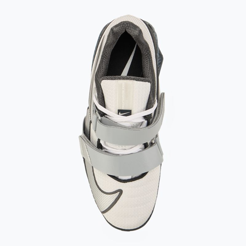 Vzpieračská obuv Nike Romaleos 4 SE white/metallic silver/anthracite wolf grey 5