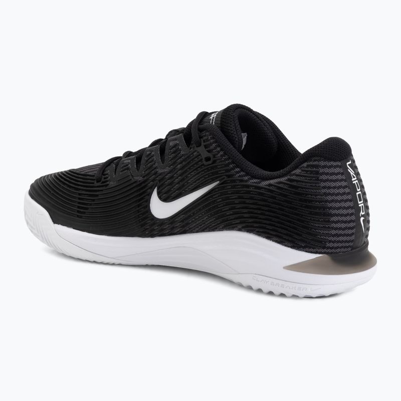 Pánske tenisové topánky Nike Vapor 12 Clay black/dark smoke grey/white 3