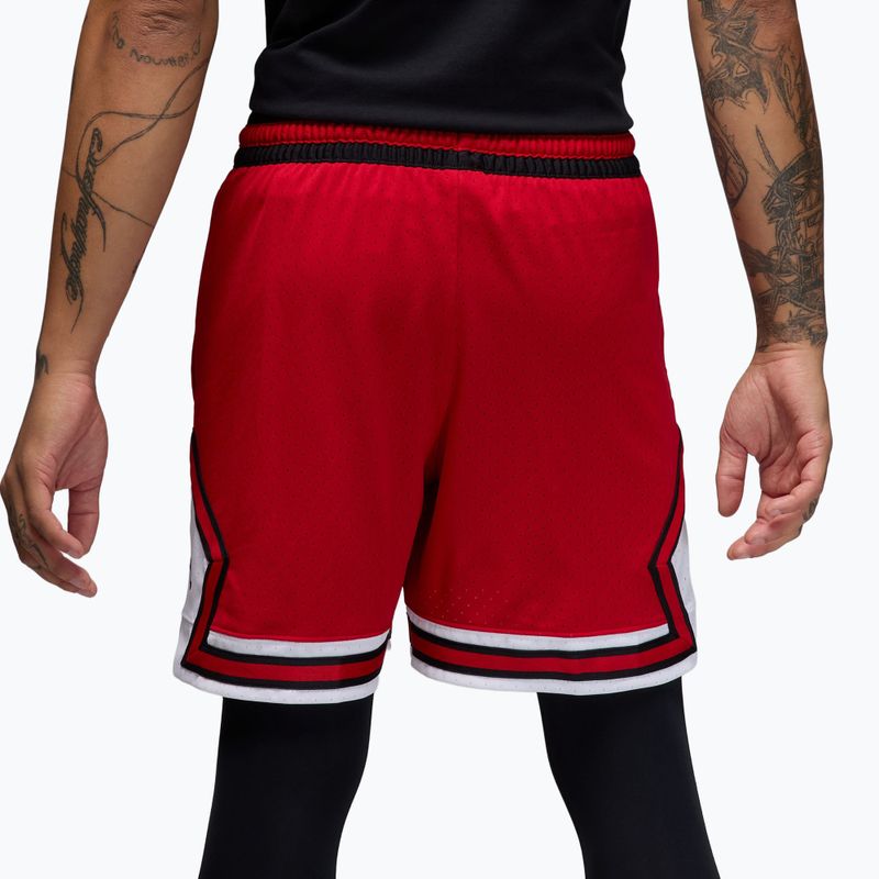 Pánske basketbalové šortky Jordan Mesh Diamond 4" gym red/white/black 4