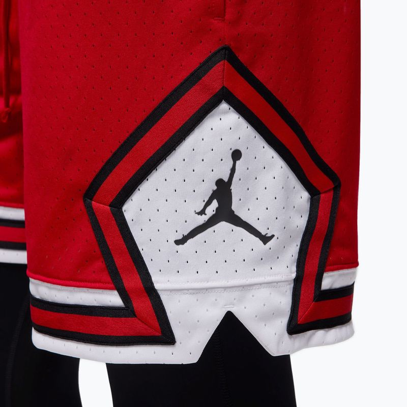 Pánske basketbalové šortky Jordan Mesh Diamond 4" gym red/white/black 6