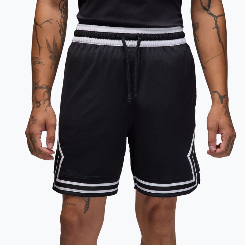 Pánske basketbalové šortky Jordan Mesh Diamond 4" black/white/white 3