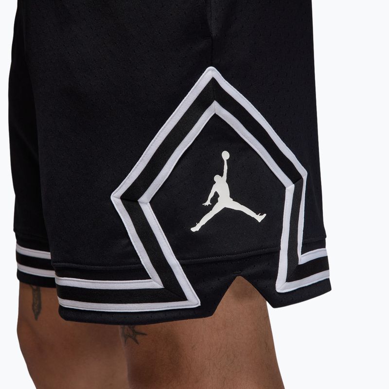 Pánske basketbalové šortky Jordan Mesh Diamond 4" black/white/white 6