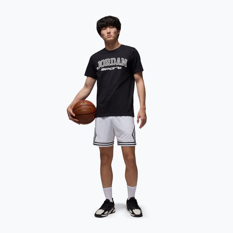 Pánske basketbalové šortky Jordan Mesh Diamond 4" white/black/black 2