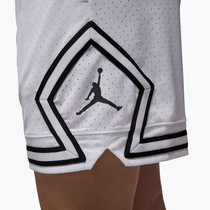 Pánske basketbalové šortky Jordan Mesh Diamond 4" white/black/black 6