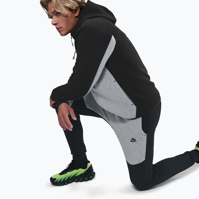 Pánske nohavice Nike Tech Joggers black/dark grey heather/black 5