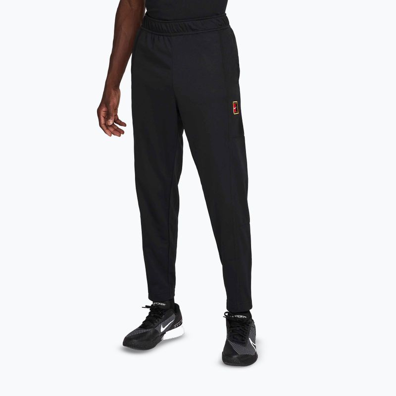 Pánske tenisové nohavice Nike Court Heritage black/black