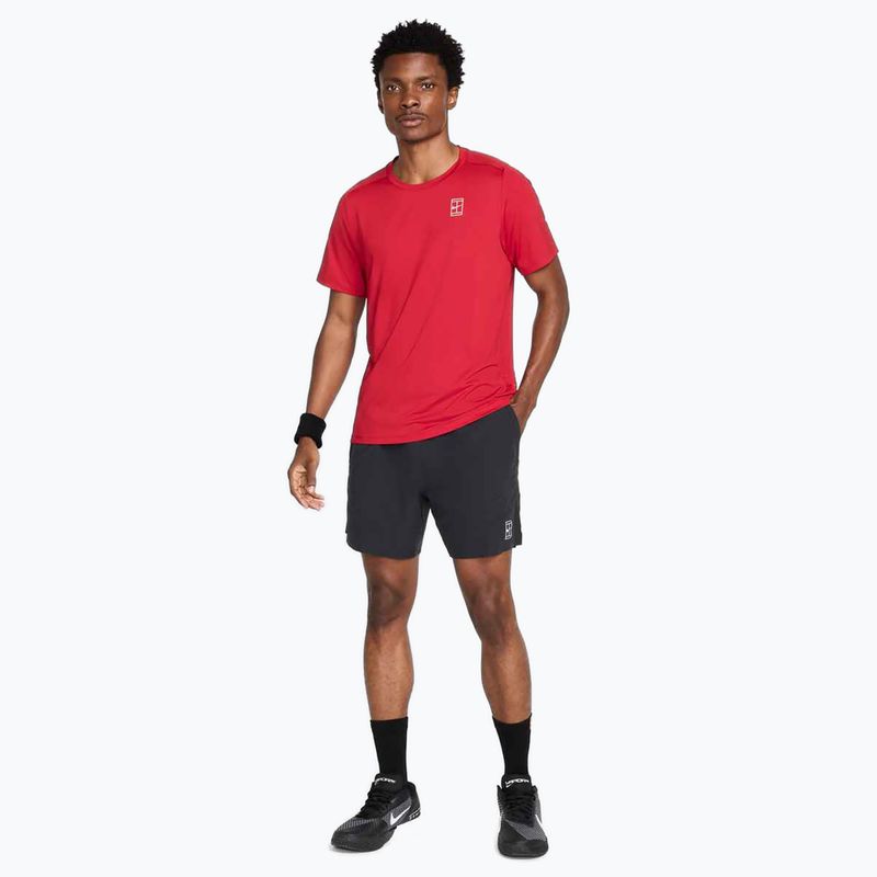 Pánske tenisové šortky Nike Court Dri-Fit Advantage 6" black / white 2