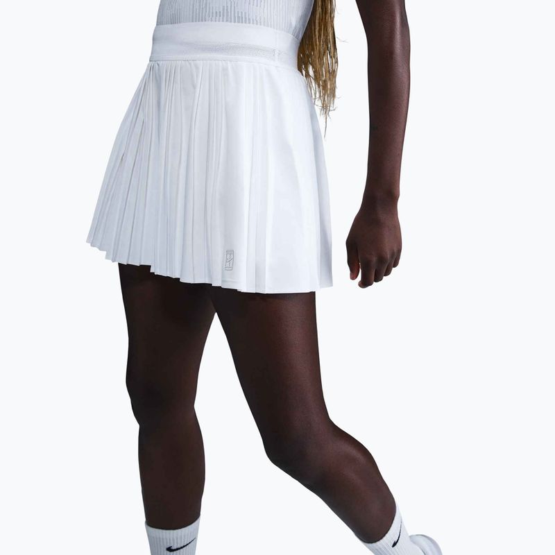 Tenisová sukňa Nike Court Dri-Fit Advantage Pleated white/white 3
