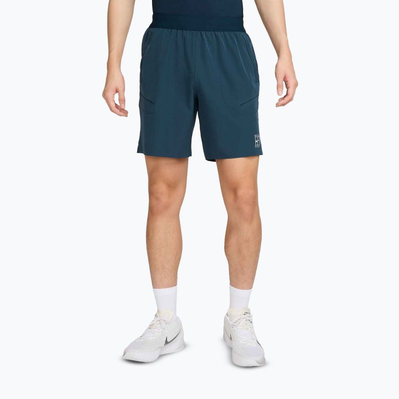 Pánske tenisové šortky Nike Court Dri-Fit Advantage 8" Armory Navy/White