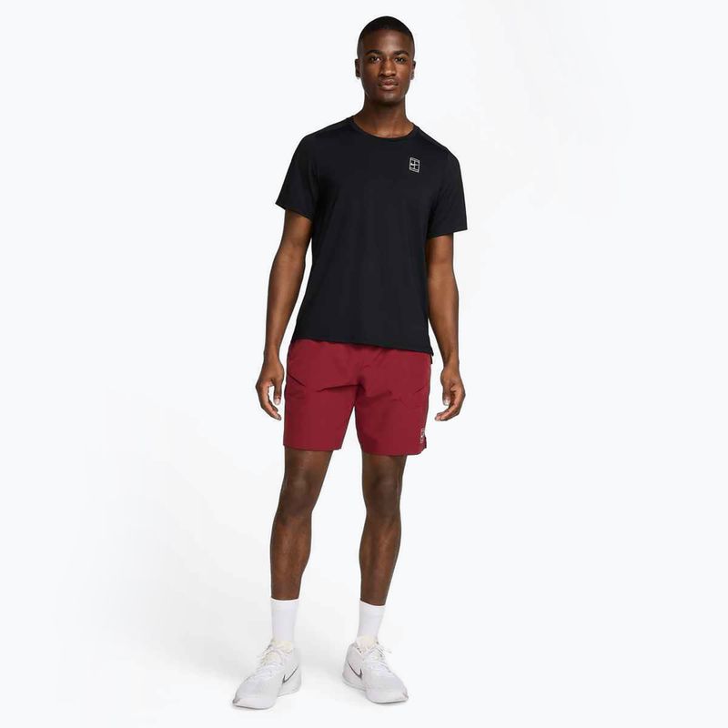 Pánske tenisové tričko Nike Court Dri-Fit Advantage black / white 2